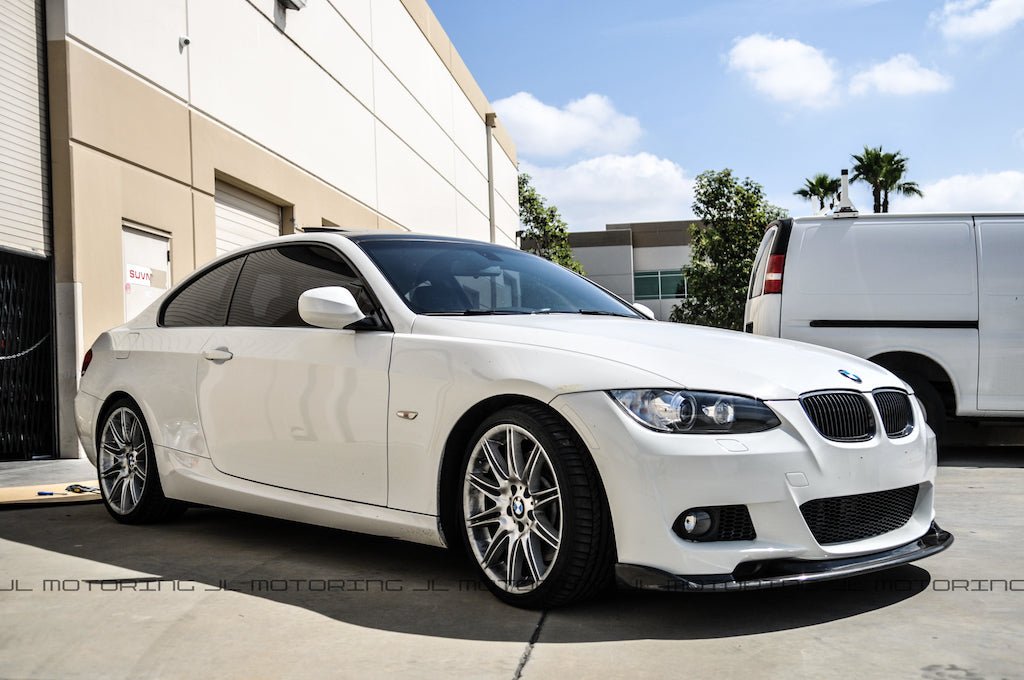 BMW E92 E93 M Sport 328 335 Carbon Fiber Front Lip - JL Motoring
