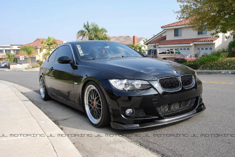 BMW E92 E93 M Sport 328 335 Carbon Fiber Front Lip - JL Motoring