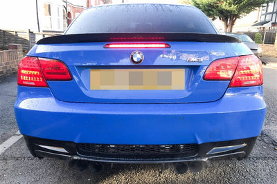 BMW E92 E93 M3 3D Style Carbon Fiber Rear Diffuser - JL Motoring