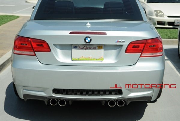 BMW E92 E93 M3 3D Style Carbon Fiber Rear Diffuser - JL Motoring