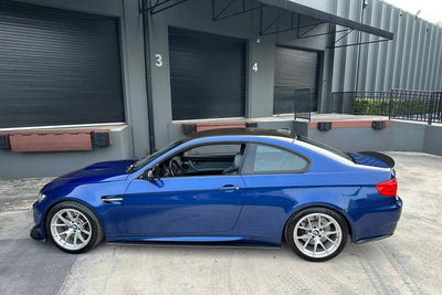 BMW E92 E93 M3 Carbon Fiber Rear Bumper Skirts - JL Motoring
