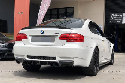 BMW E92 E93 M3 Carbon Fiber Rear Bumper Skirts - JL Motoring