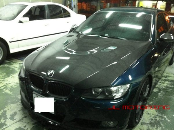 BMW E92 E93 M3 Style Carbon Fiber Hood - JL Motoring