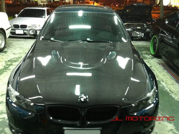 BMW E92 E93 M3 Style Carbon Fiber Hood - JL Motoring