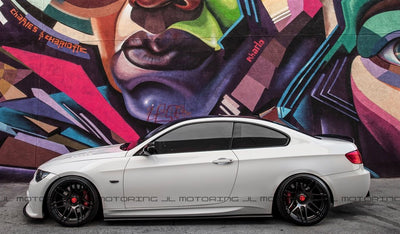 BMW E92 E93 M3 Style Side Skirts side view - JL Motoring