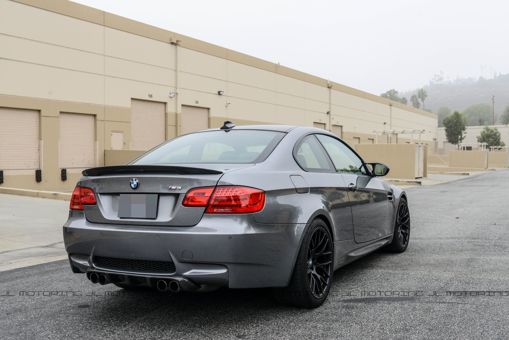 BMW E92 E93 M3 Type II Carbon Fiber Rear Diffuser - JL Motoring