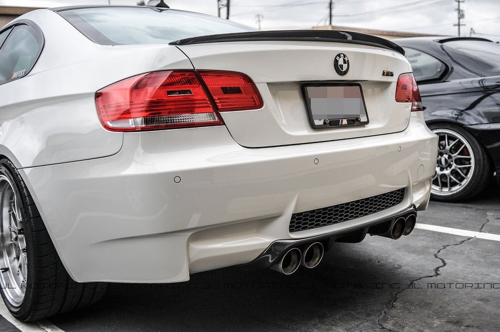 BMW E92 E93 M3 Type II Carbon Fiber Rear Diffuser - JL Motoring