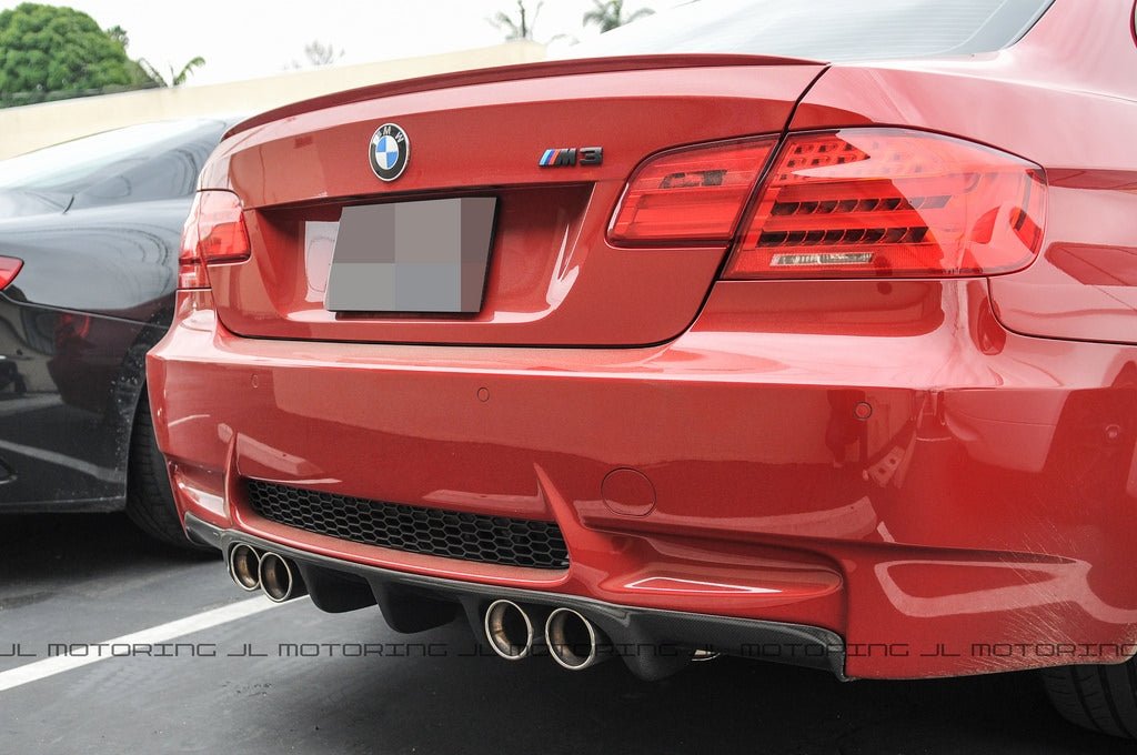 BMW E92 E93 M3 Type III Carbon Fiber Rear Diffuser - JL Motoring