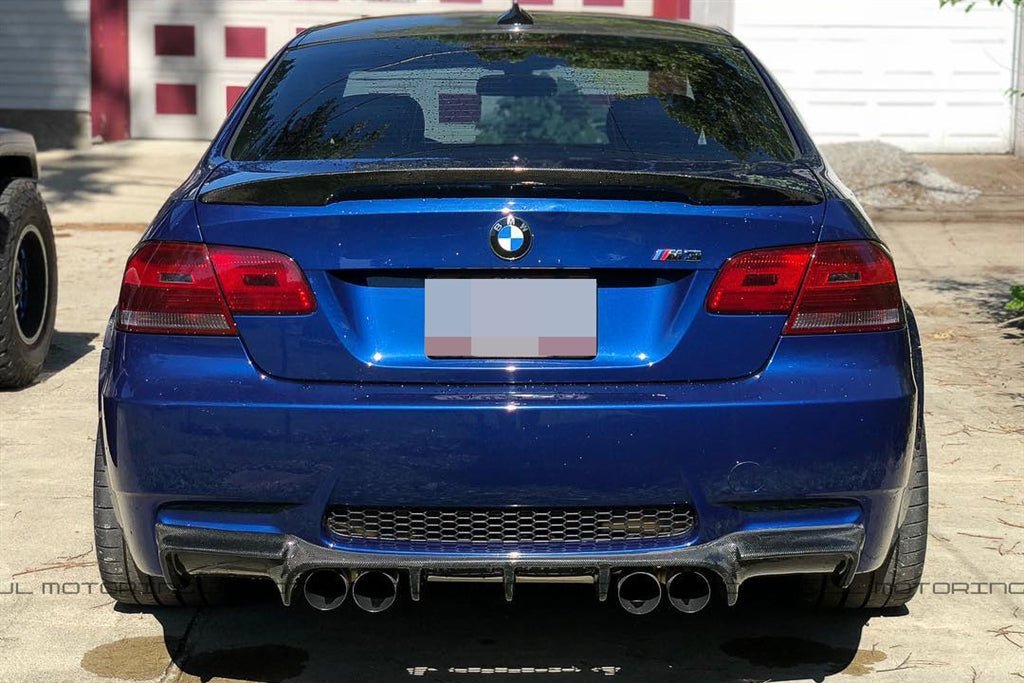 BMW E92 E93 M3 Type IV Carbon Fiber Rear Diffuser - JL Motoring