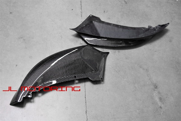 BMW E92 LCI 3 Series Performance Style Carbon Fiber Front Splitters - JL Motoring
