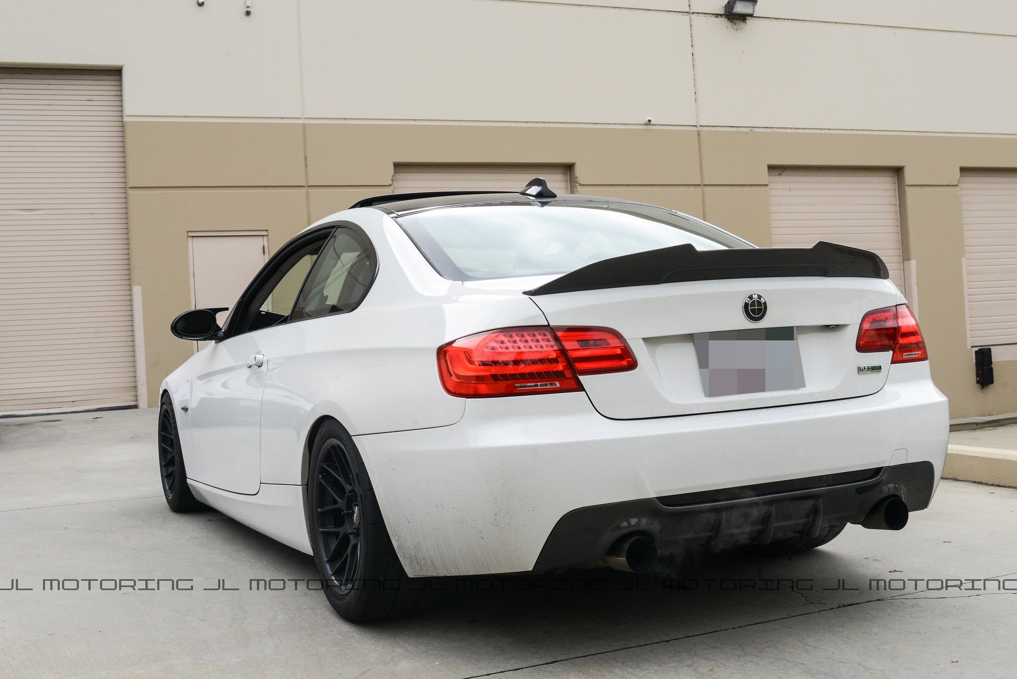 BMW E92 M3 328 335 Coupe GTX Style Carbon Fiber Trunk Spoiler - JL Motoring