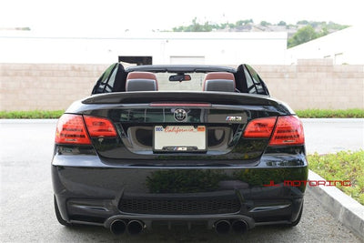 BMW E93 3 Series Convertible Performance Style Carbon Fiber Trunk Spoiler - JL Motoring