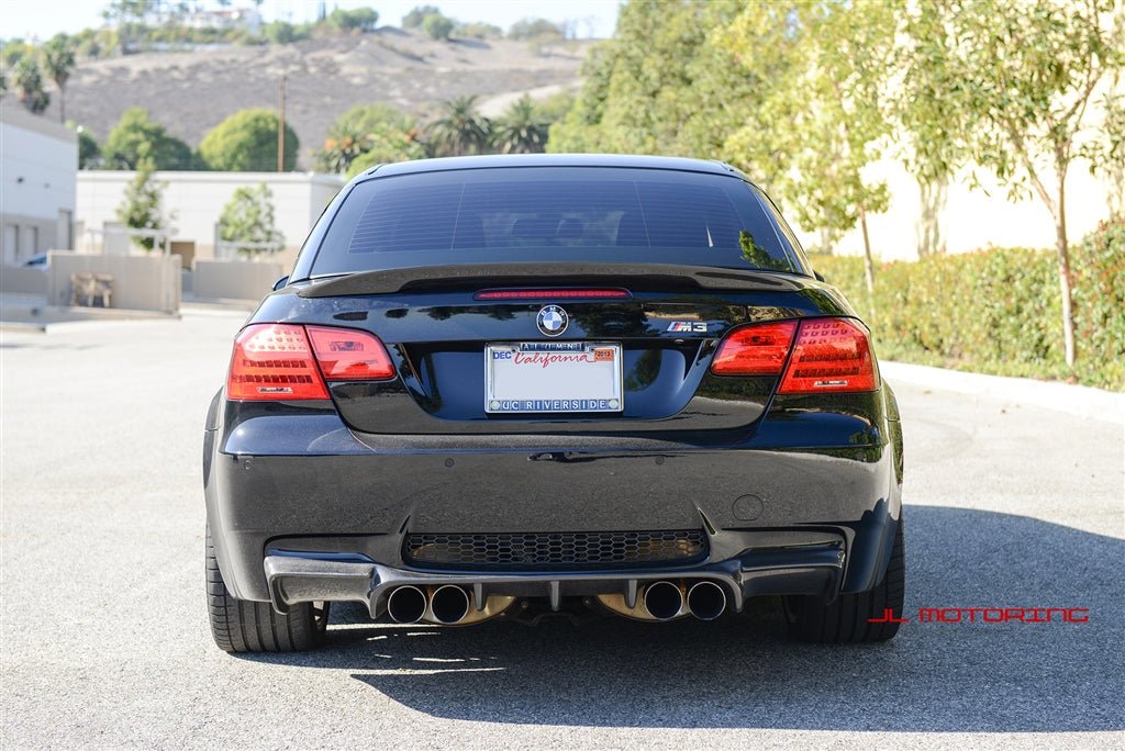 BMW E93 3 Series Convertible Performance Style Carbon Fiber Trunk Spoiler - JL Motoring