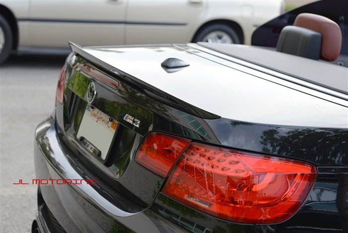 BMW E93 3 Series Convertible Performance Style Carbon Fiber Trunk Spoiler - JL Motoring