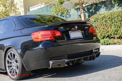 BMW E93 3 Series Convertible Performance Style Carbon Fiber Trunk Spoiler - JL Motoring