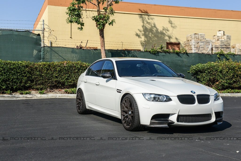 BMW E9X M3 Carbon Fiber Front Splitters - JL Motoring
