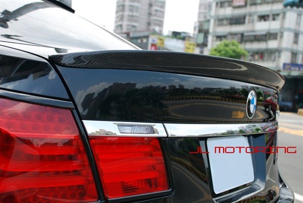 BMW F01 F02 7 Series ACS Style Carbon Fiber Trunk Spoiler - JL Motoring