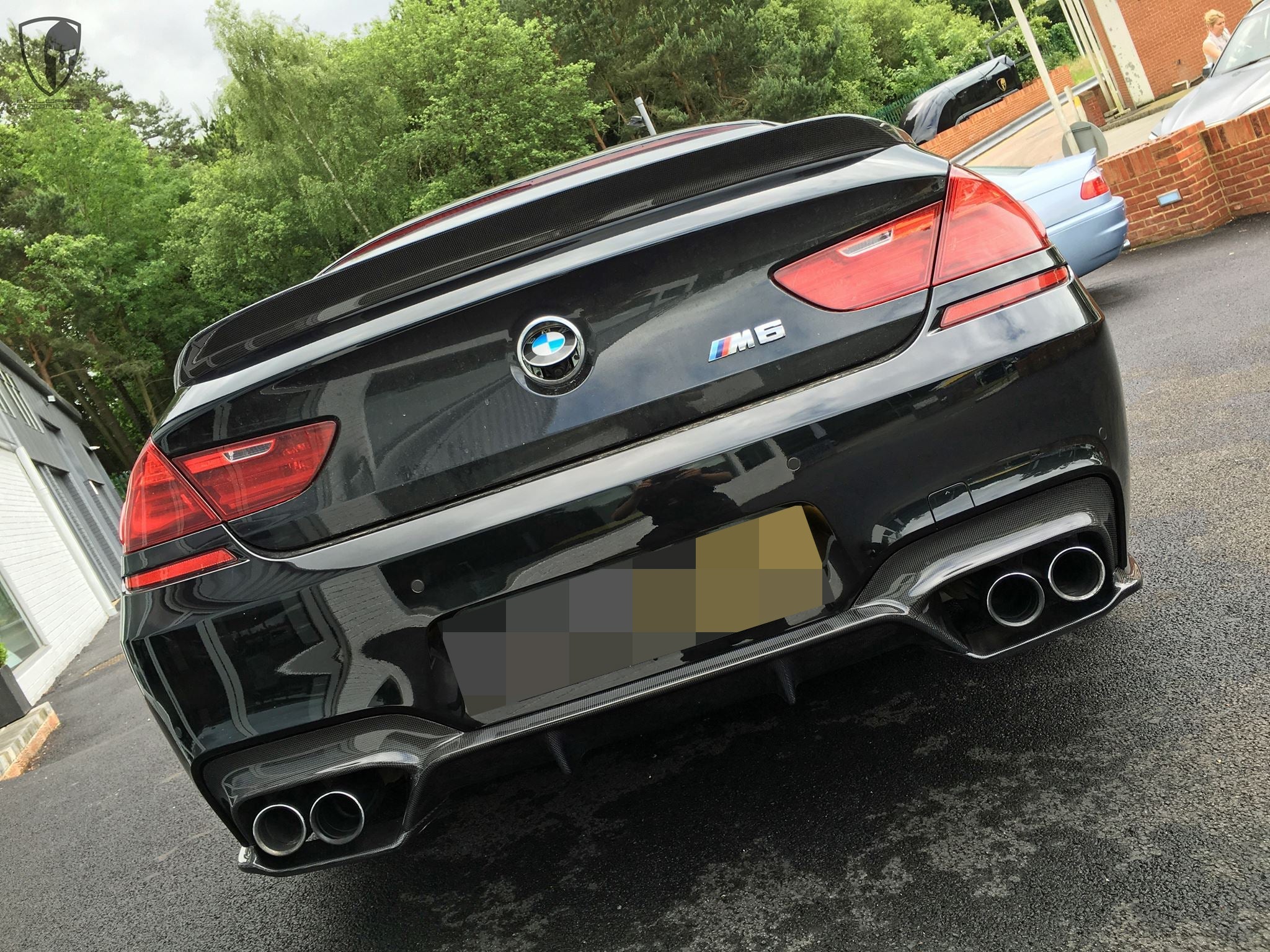 BMW F06 F12 F13 M6 Carbon Fiber Rear Diffuser - JL Motoring
