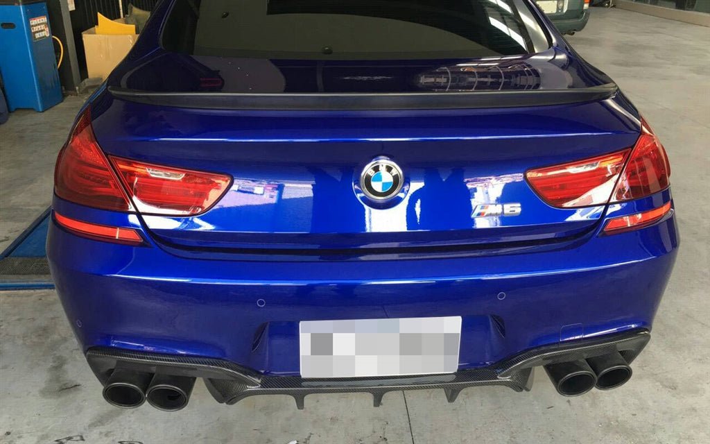 BMW F06 F12 F13 M6 V3 Carbon Fiber Rear Diffuser - JL Motoring