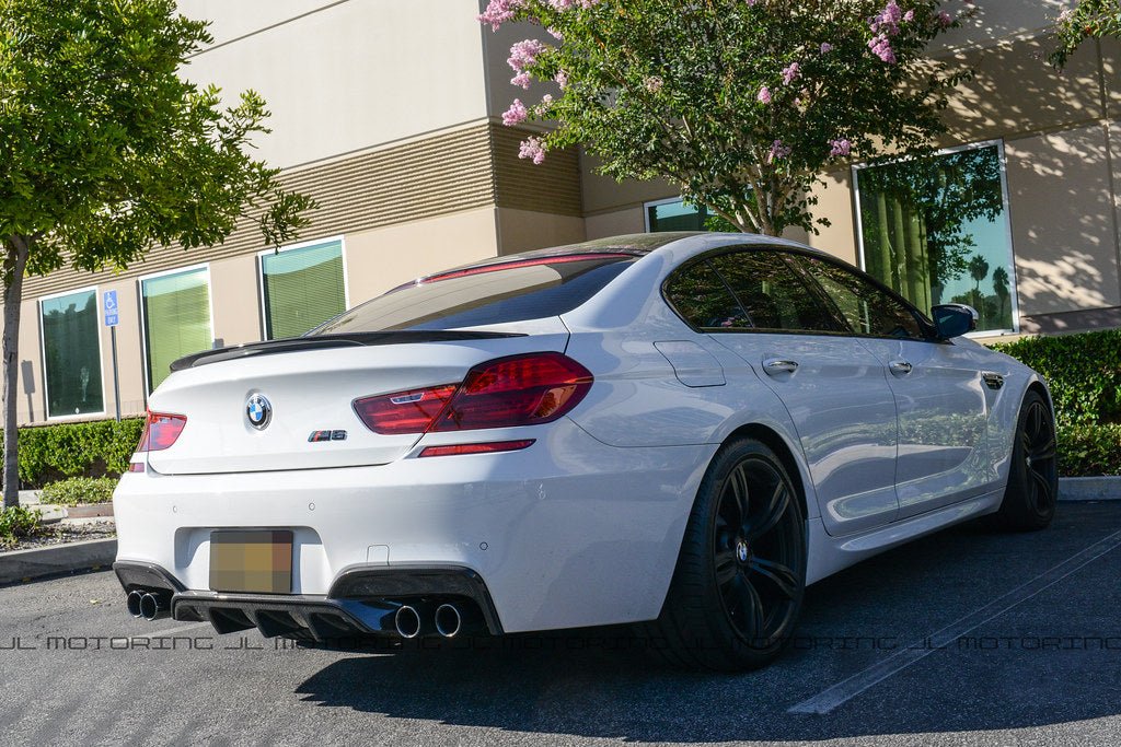 BMW F06 F12 F13 M6 V3 Carbon Fiber Rear Diffuser - JL Motoring