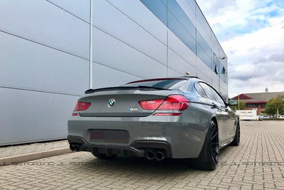 BMW F06 F12 F13 M6 V3 Carbon Fiber Rear Diffuser - JL Motoring