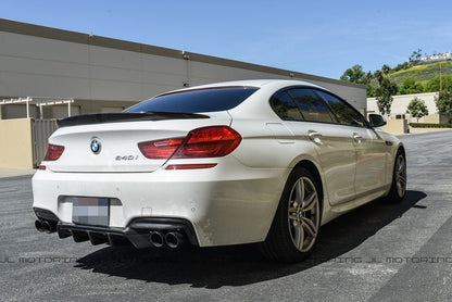 BMW F06 F12 F13 M6 V3 Carbon Fiber Rear Diffuser - JL Motoring