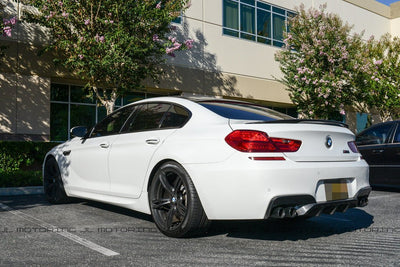 BMW F06 F12 F13 M6 V3 Carbon Fiber Rear Diffuser - JL Motoring