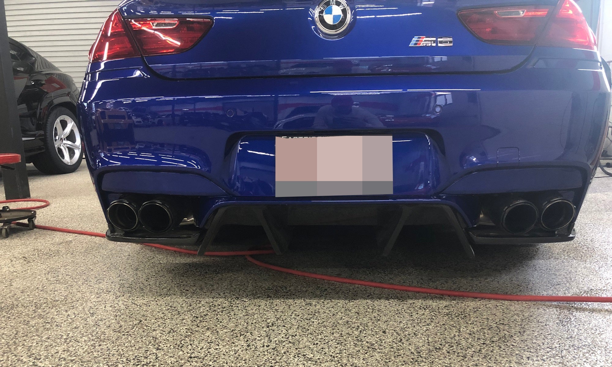 BMW F06 F12 F13 M6 V5 Carbon Fiber Rear Diffuser - JL Motoring