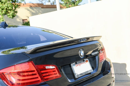 BMW F10 5 Series 3D Style Carbon Fiber Trunk Spoiler - JL Motoring