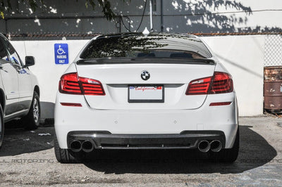 BMW F10 5 Series 3D Style Carbon Fiber Trunk Spoiler - JL Motoring