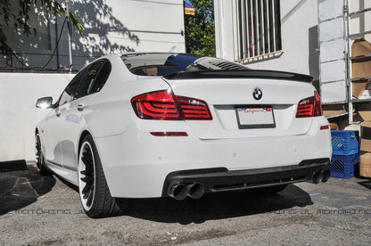BMW F10 5 Series 3D Style Carbon Fiber Trunk Spoiler - JL Motoring