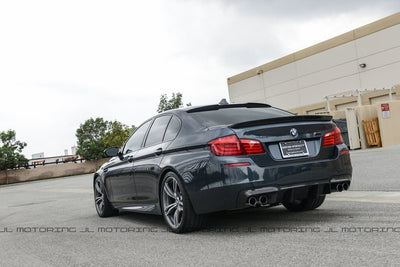 BMW F10 5 Series 3D Style Carbon Fiber Trunk Spoiler - JL Motoring
