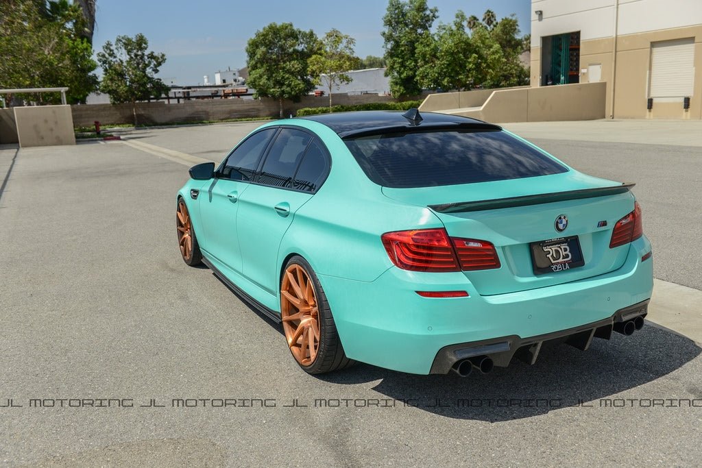 BMW F10 5 Series Carbon Fiber Roof Spoiler - JL Motoring