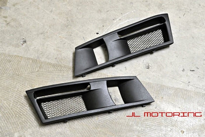 BMW F10 5 Series Fog Light Covers with LED Daytime Running Lights - JL Motoring