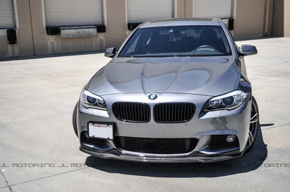 BMW F10 5 Series M Sport Carbon Fiber Front Spoiler - JL Motoring