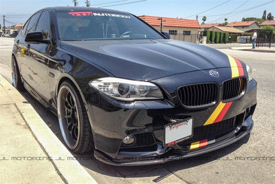 BMW F10 5 Series M Sport Carbon Fiber Front Spoiler - JL Motoring