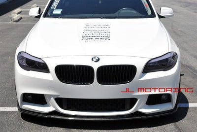 BMW F10 5 Series M Sport Carbon Fiber Front Spoiler - JL Motoring