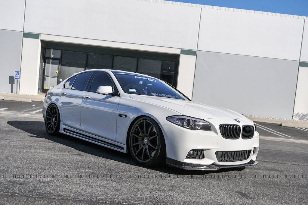 BMW F10 5 Series M Sport Carbon Fiber Front Spoiler - JL Motoring