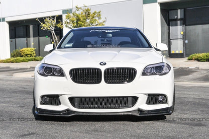 BMW F10 5 Series M Sport Carbon Fiber Front Spoiler - JL Motoring