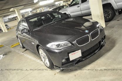 BMW F10 5 Series M Sport Carbon Fiber Front Spoiler - JL Motoring