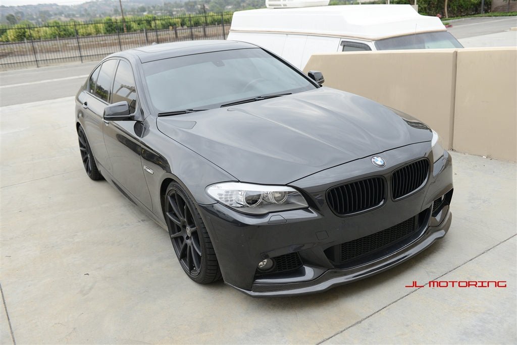 BMW F10 5 Series M Sport Carbon Fiber Front Spoiler - JL Motoring