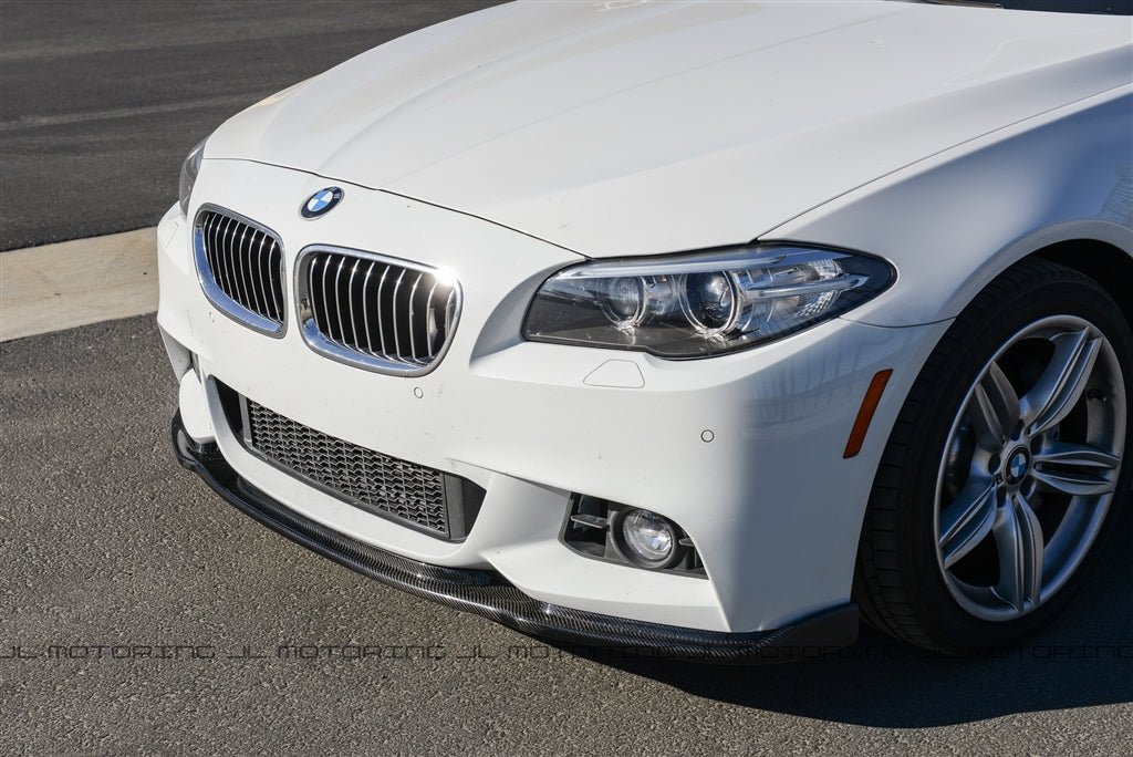 BMW 5シリーズ Mスポーツ F10　4本セット BMW F10 5 Series M Sport Carbon Fiber Front Spoiler - JL Motoring