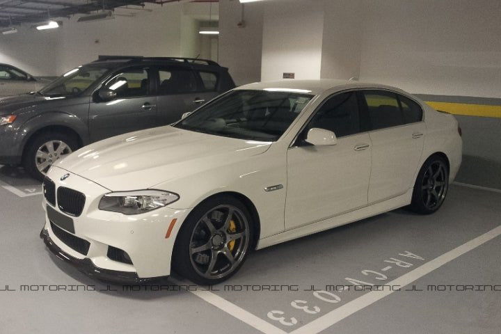 BMW F10 5 Series M Sport Carbon Fiber Front Spoiler - JL Motoring