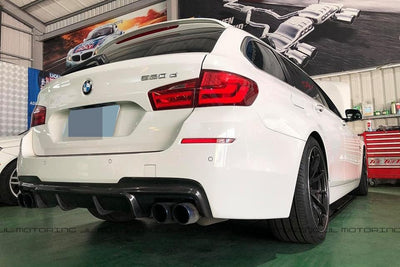 BMW F10 5 Series M Sport Carbon Fiber Rear Diffuser - JL Motoring