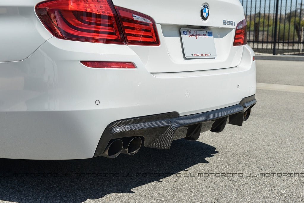 BMW F10 528 535 550 M Sport Carbon Fiber Rear Diffuser – JL Motoring