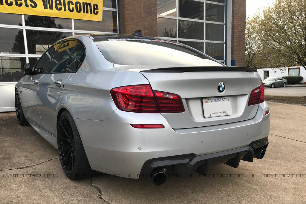 BMW F10 5 Series Performance Style Carbon Fiber Trunk Spoiler - JL Motoring