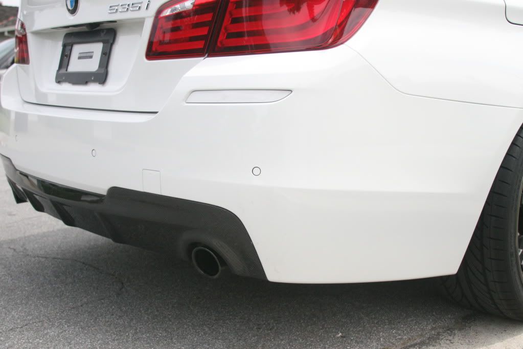 BMW F10 535 M Sport Carbon Fiber Rear Diffuser - JL Motoring