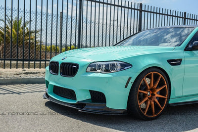 BMW F10 M5 3D Carbon Fiber Front Spoiler - JL Motoring