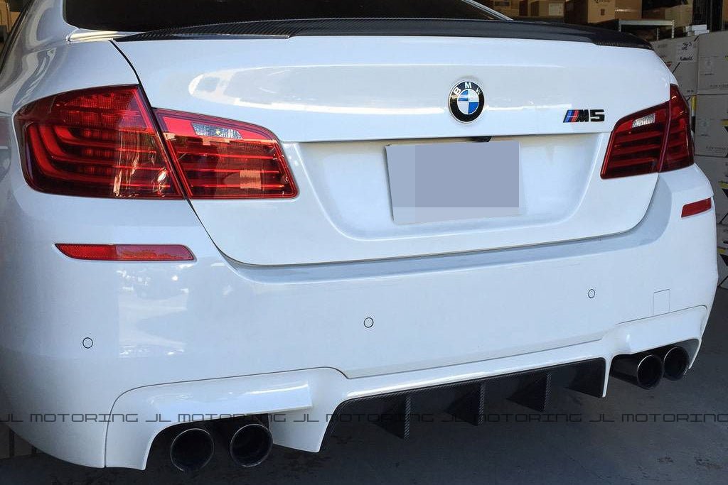 BMW F10 M5 Carbon Fiber Rear Center Diffuser - JL Motoring