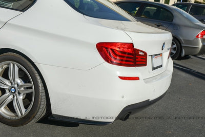 BMW F10 M5 M Sport Carbon Fiber Rear Bumper Side Skirts - JL Motoring